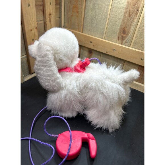 FurReal White Plush Interactive Dog Toy With Remote Control - Picture 4 of 7